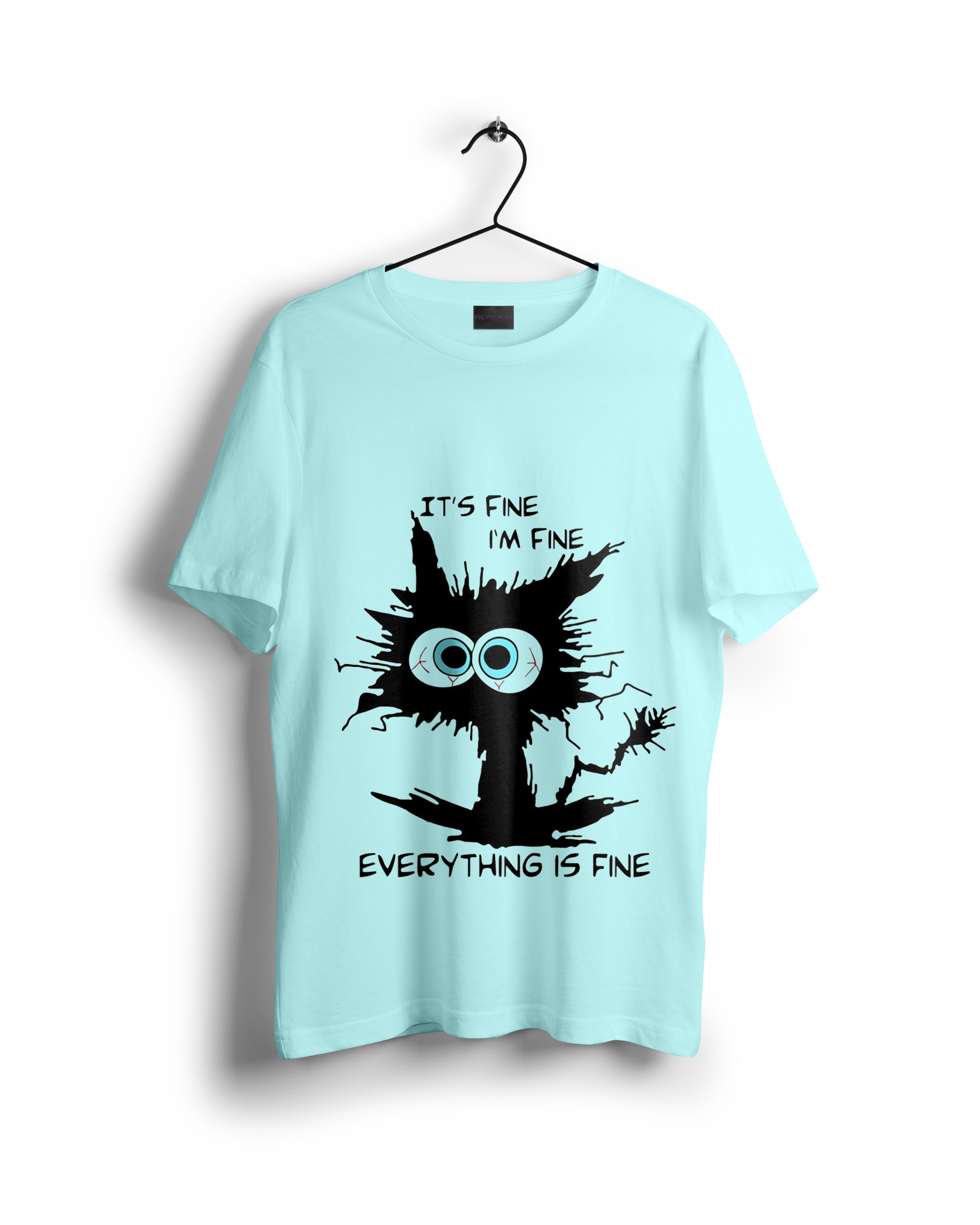 Cat Everything Is Fine T-Shirt