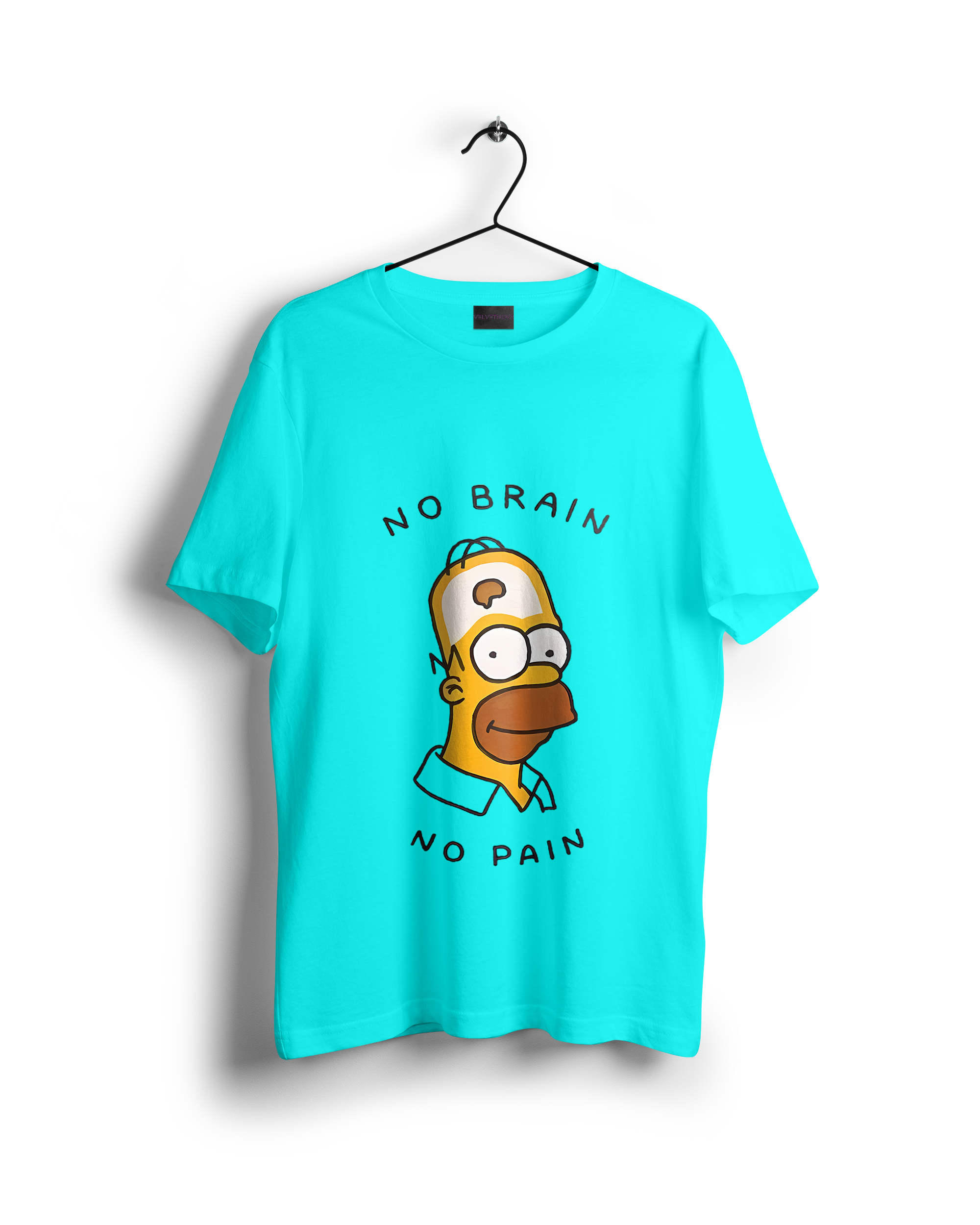 Simpsons No Brain No Pain T-Shirt