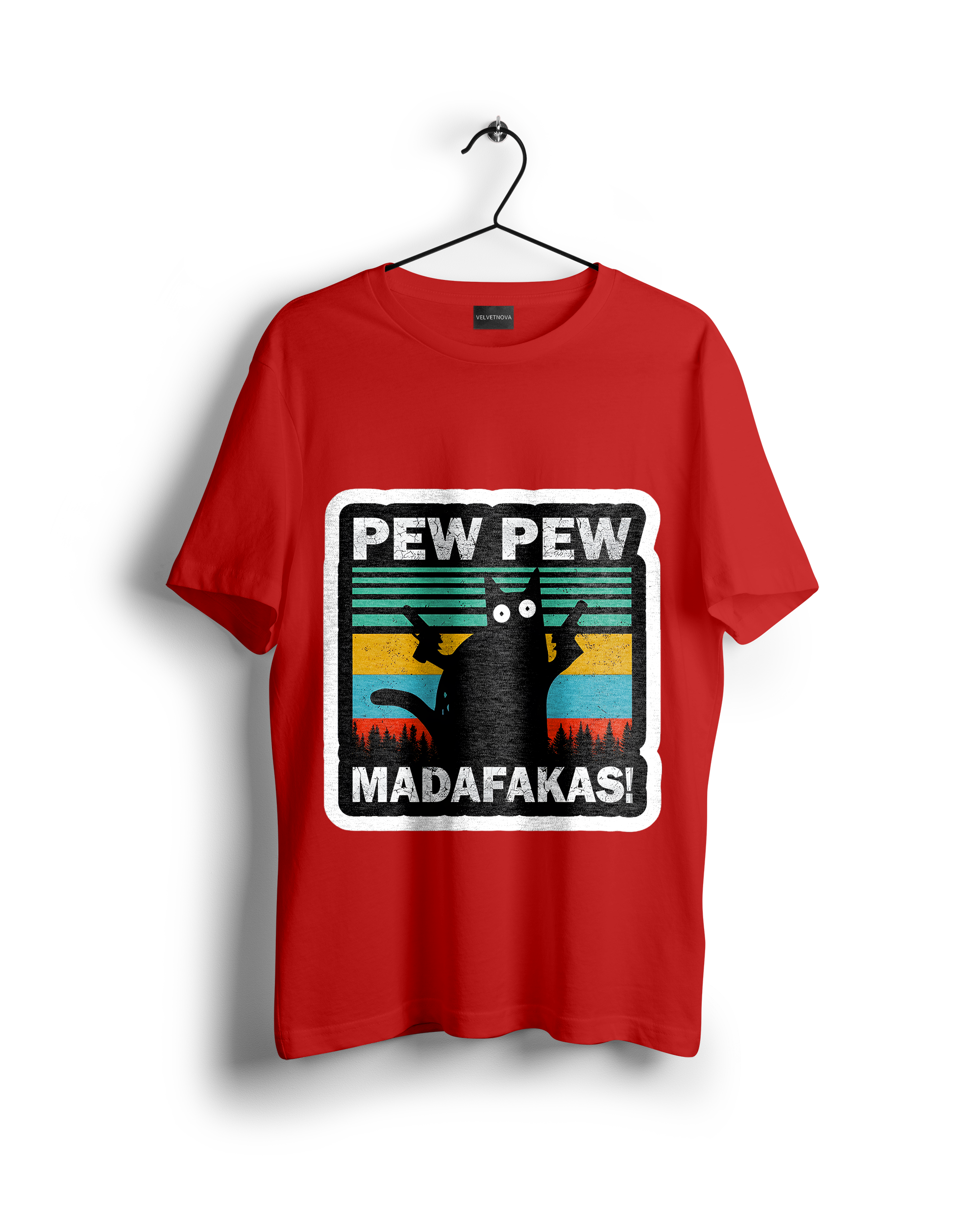 Pew Pew Madafakas : Gangster Cat T-Shirt