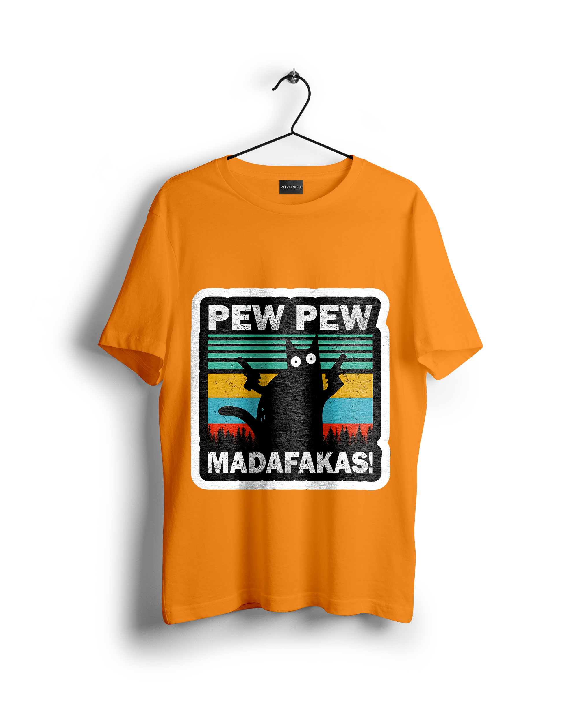 Pew Pew Madafakas : Gangster Cat T-Shirt