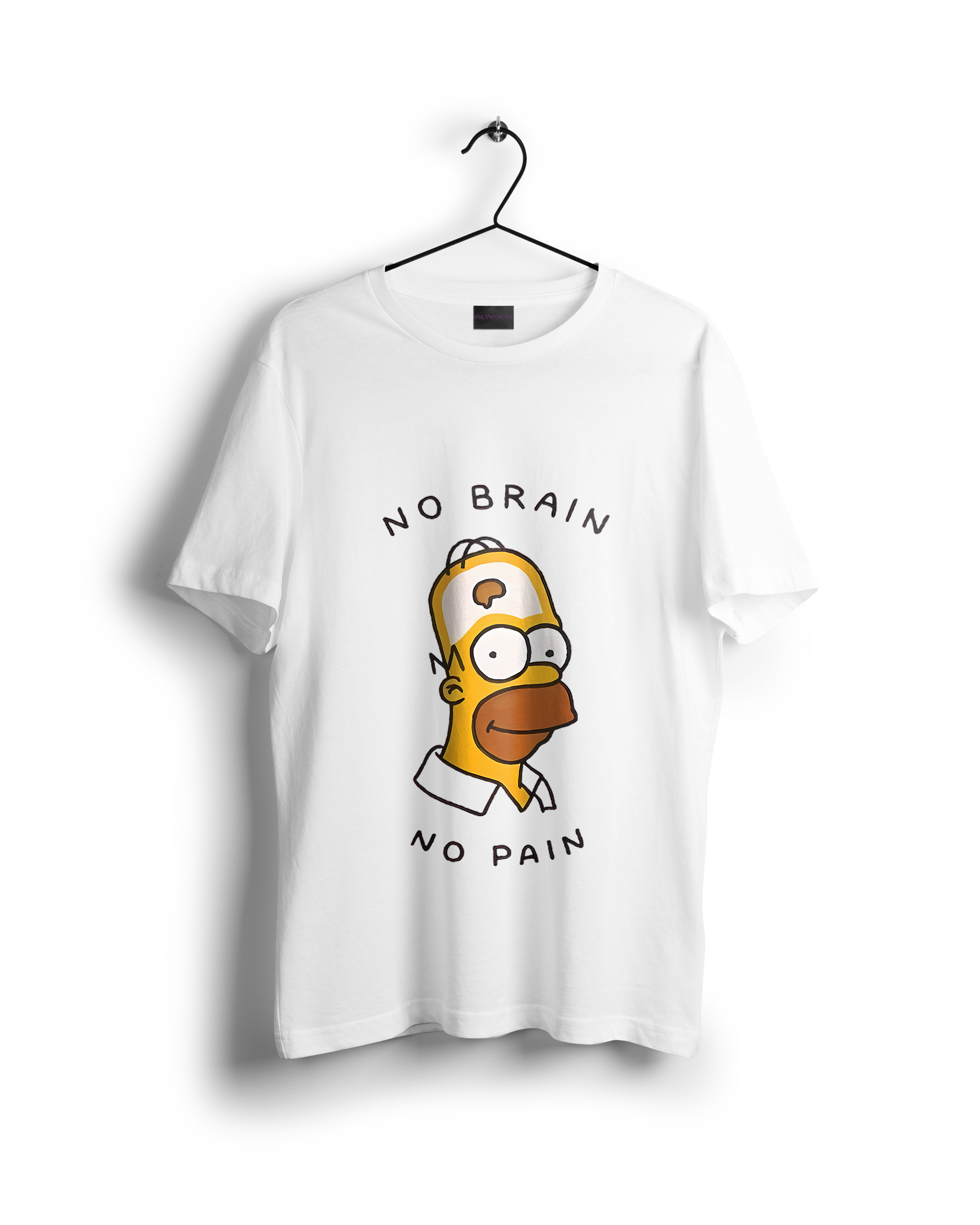 Simpsons No Brain No Pain T-Shirt