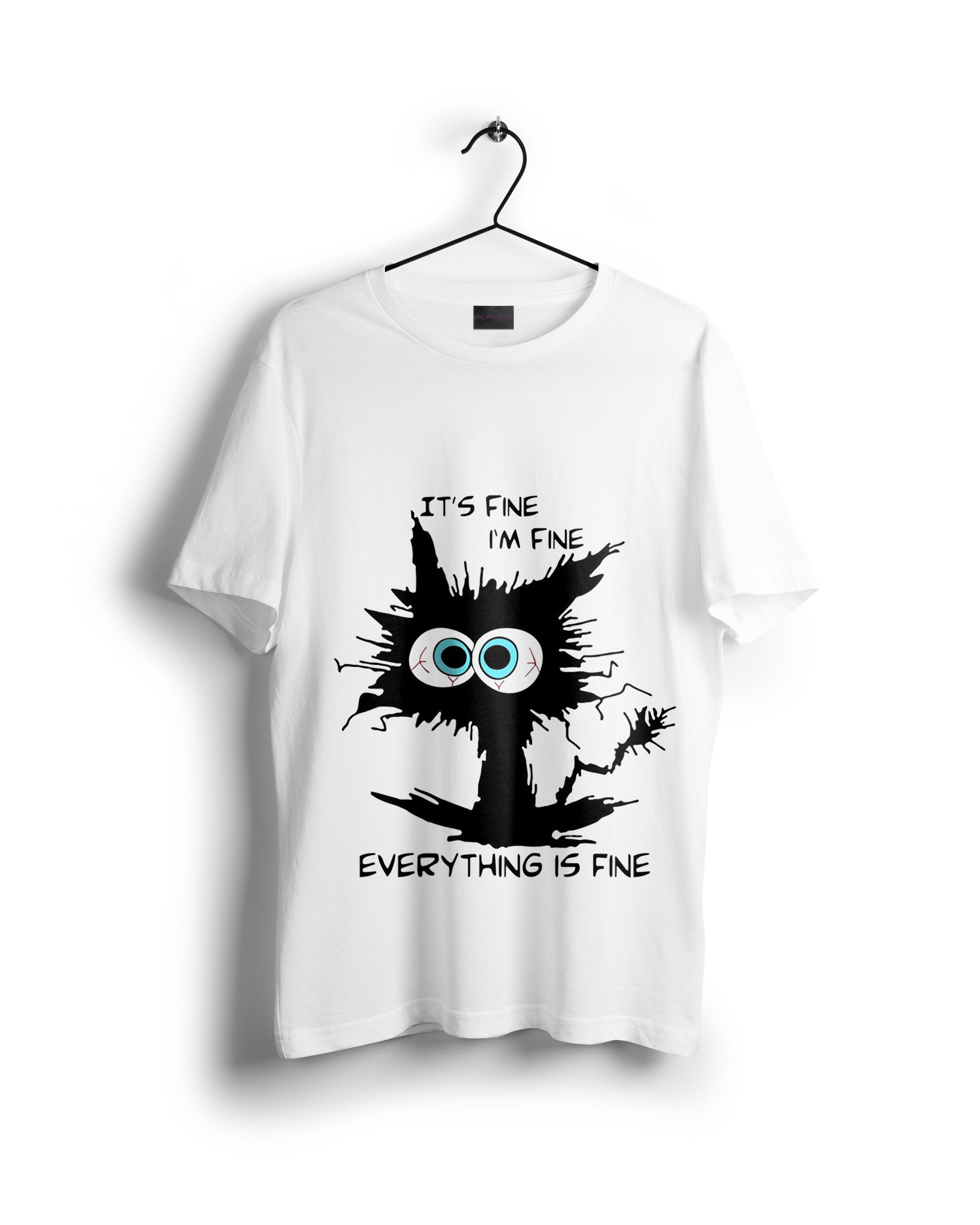 Cat Everything Is Fine T-Shirt