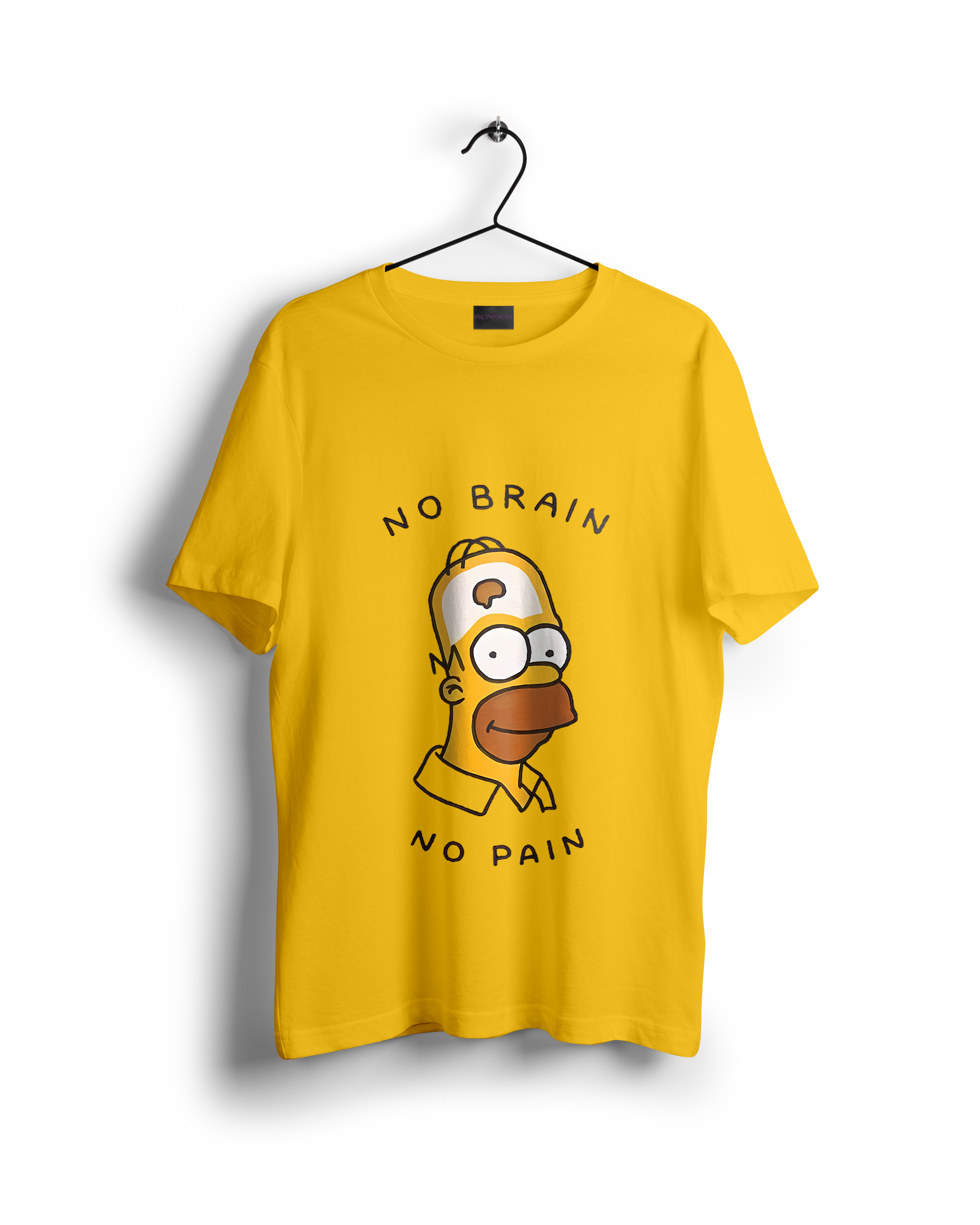 Simpsons No Brain No Pain T-Shirt